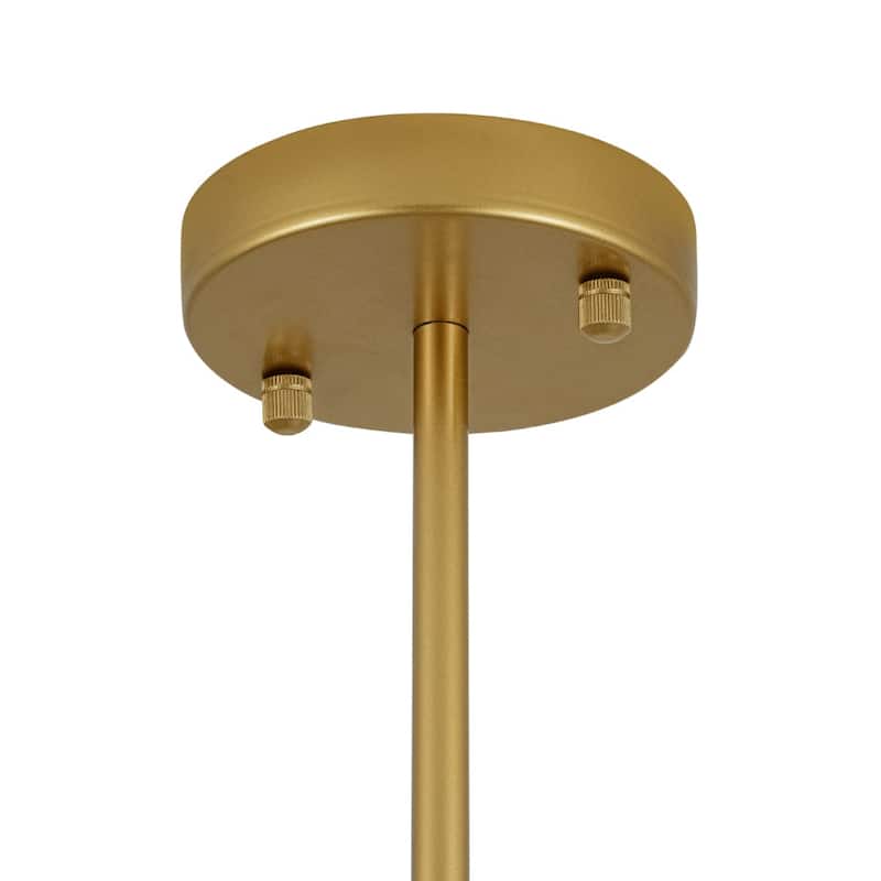 Mid-century 8-Light Dimmable Shade-free Linear Tiered Chandelier - 21.1 in