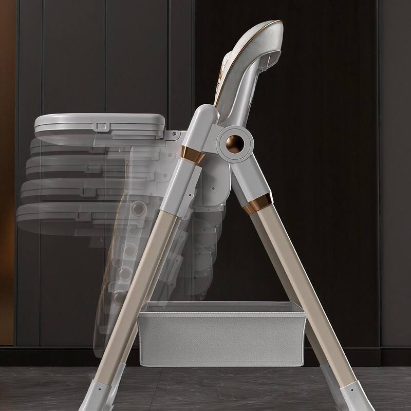 Anmytek Baby High Chair Convertible Feeding Play Seat Modern Nursery Multi Functional