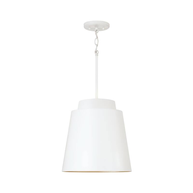 Pratt 1-Light Pendant - 13"W x 13.25"H