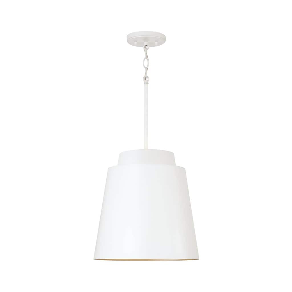 Pratt 1-Light Pendant - 13"W x 13.25"H