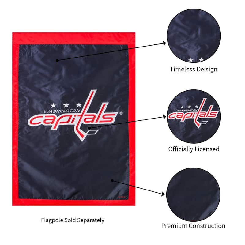 Vegas Golden Knights, Suede Garden Flag Justin Patten