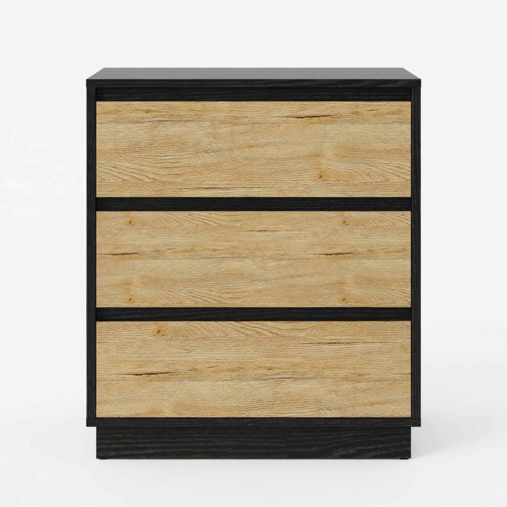 23.6 Inches Width 3-Drawer Modern Nightstand