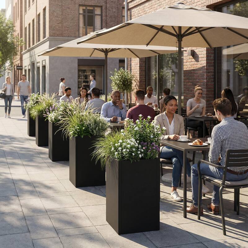 Metal Planters for Outdoor Plants