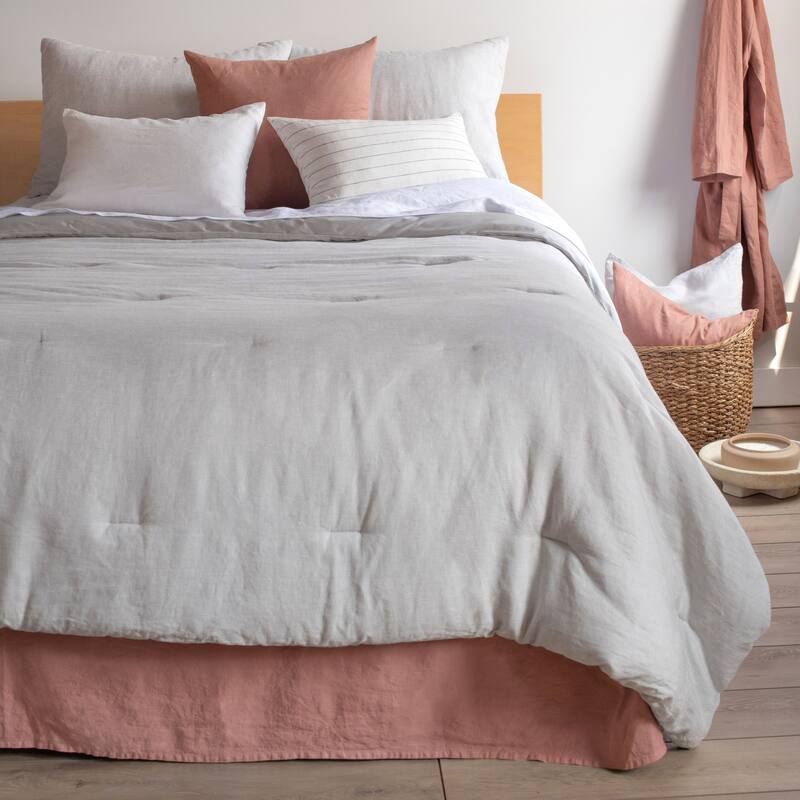 100% French Linen Bedskirt by BOKSER HOME