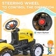 preview thumbnail 2 of 8, Kids Ride on Farm Tractor - Yellow