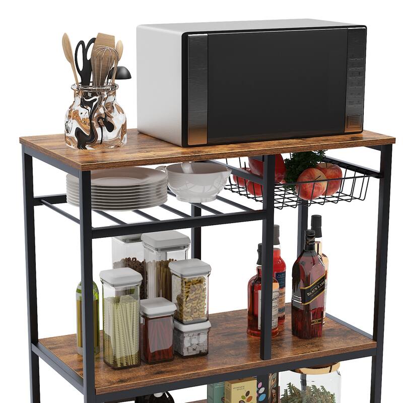3-Tier Kitchen Baker Rack Utility Microwave Oven Stand 