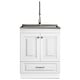 preview thumbnail 17 of 19, WYNDENHALL Bakersfield Transitional Laundry Cabinet with Faucet and Stainless Steel Sink