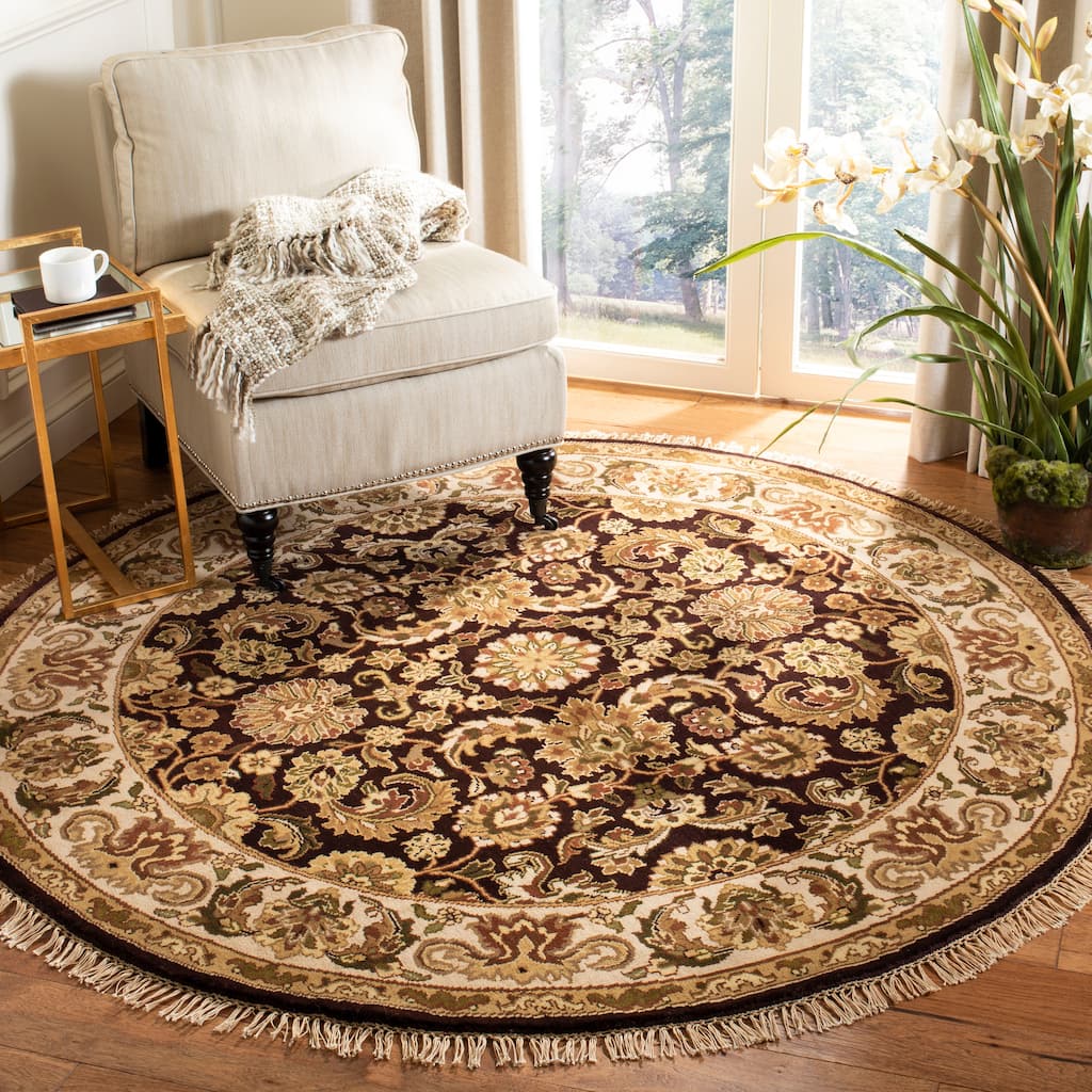 SAFAVIEH Hand-knotted Dynasty Sabrina Traditional Oriental Wool Rug with Fringe