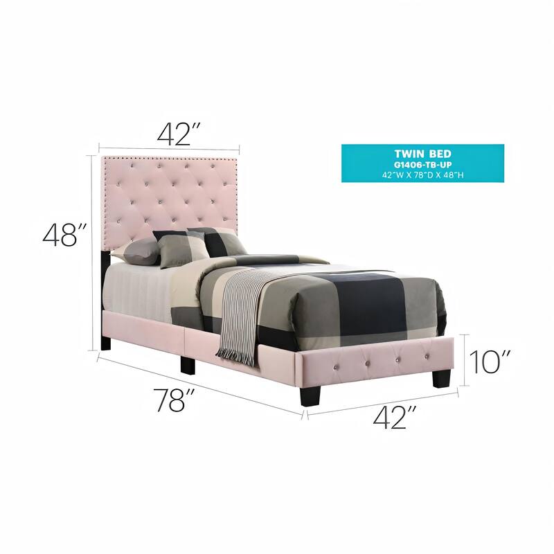 Vibrant Pink Twin Bed for Kids