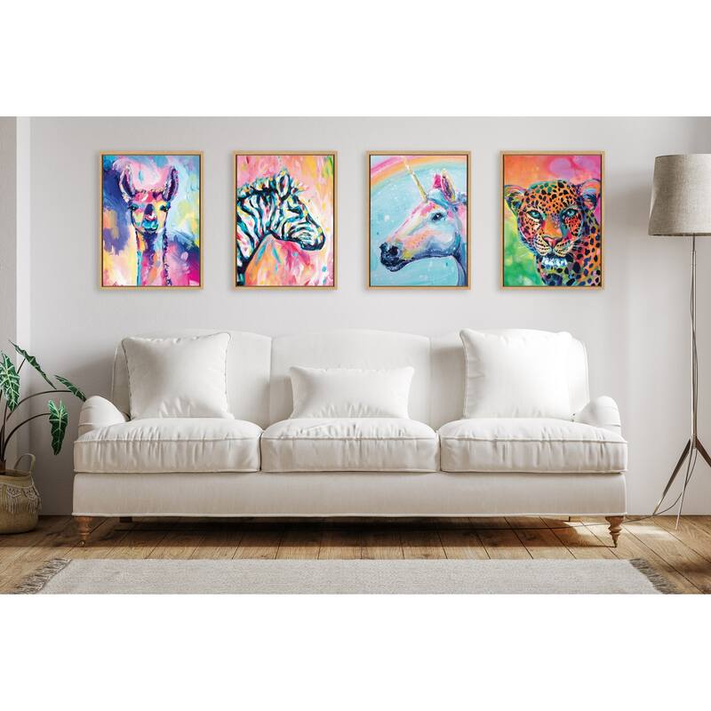 Kate and Laurel Sylvie Believe in Magic Canvas by Rachel Christopoulos