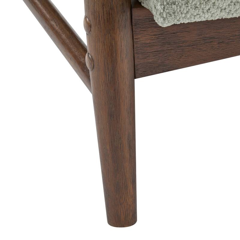 Mokena Modern Fabric Loveseat with Track Arms by Christopher Knight Home