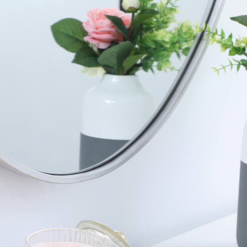 Carson Carrington Labbemala Metal Frame Oval Mirror