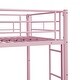 preview thumbnail 16 of 16, Metal Bunk Bed with Trundle, Space-Saving Design