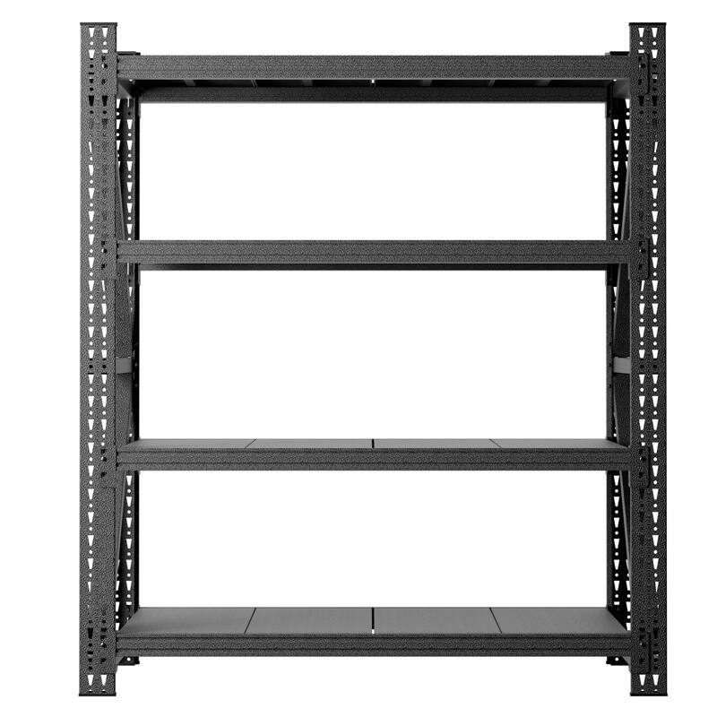 Heavy Duty Metal Adjustable Garage Shelves, 4000LBS Storage Rack Industrial Shelving Unit for Warehouse