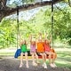 preview thumbnail 34 of 45, Goplus 700lb Giant 60'' Platform Tree Swing Outdoor w/ 2 Hanging - See details