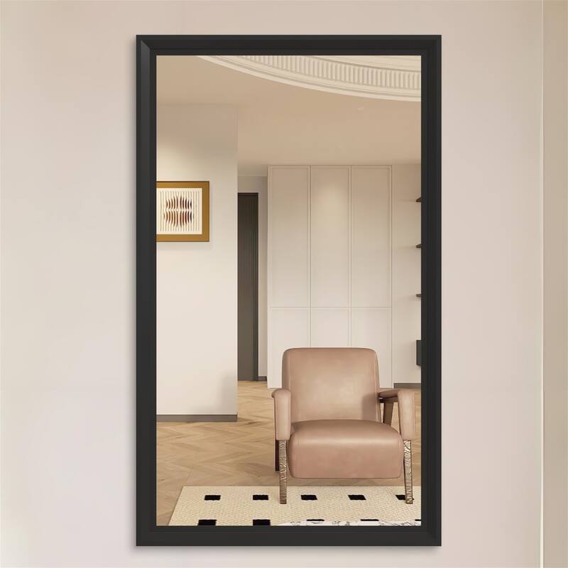 60" x 36" Oversized Rectangle Bathroom Wall Mirror with Aluminum Frame