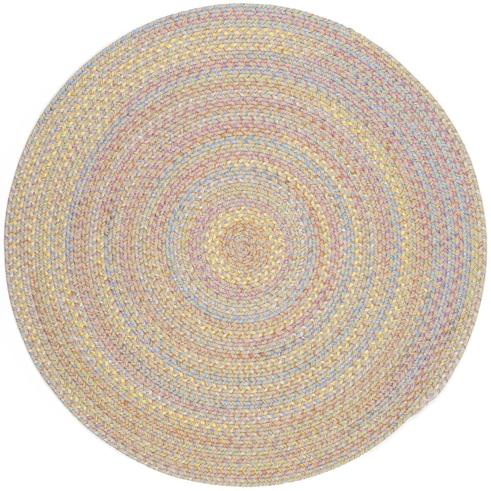 Rhody Rug Playful Indoor/Outdoor Braided Area Rug