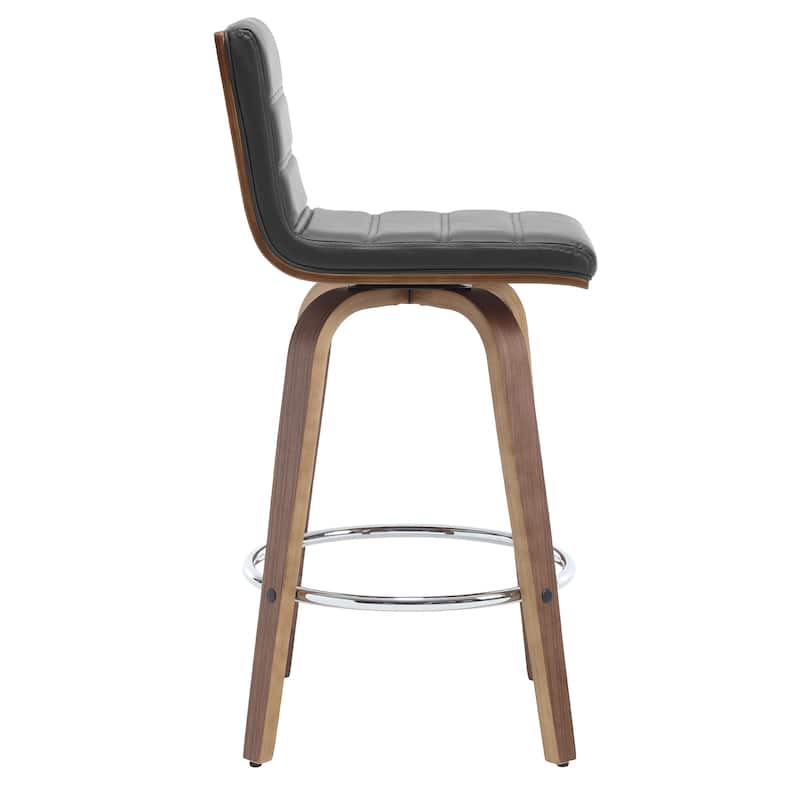 26"/29" Faux Leather Swivel Bar/Counter Stools, Set of 2/3