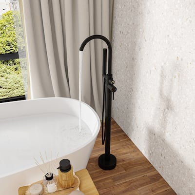 Multifunctional Stainless Steel Tub Faucet with Hand Shower