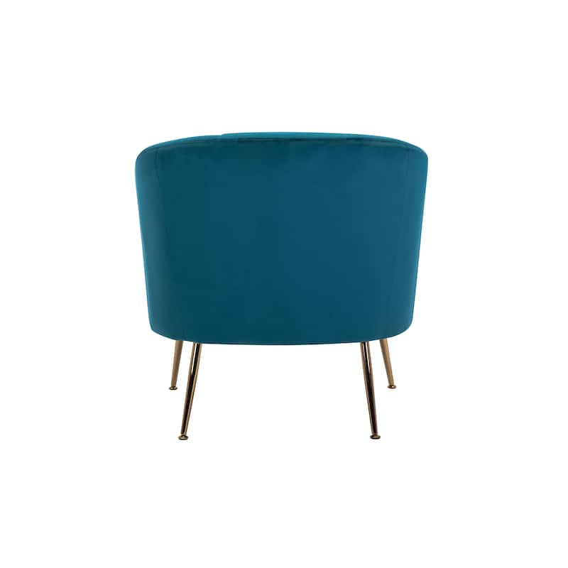 Porthos Home Skye Tufted Velvet Chrome Leg Accent Chair