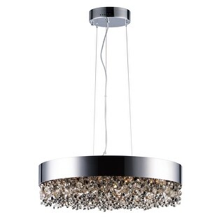 Mystic 16-light 24" Wide Steel Pendant - Polished chrome