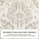 preview thumbnail 15 of 13, Linen Manual Swivel Base Recliner Chair with Footrest