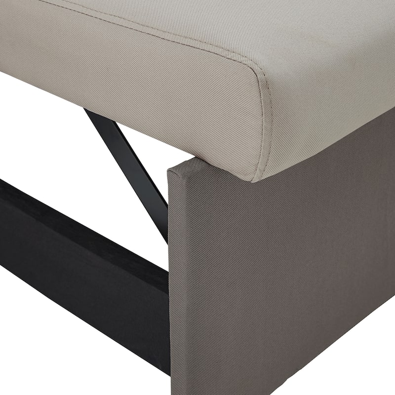 Lorca 2-tone Convertible Sofa with Storage by iNSPIRE Q Modern