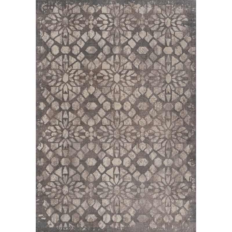 JONATHAN Y Scala Ornate Geometric Tile Area Rug - 8 X 10