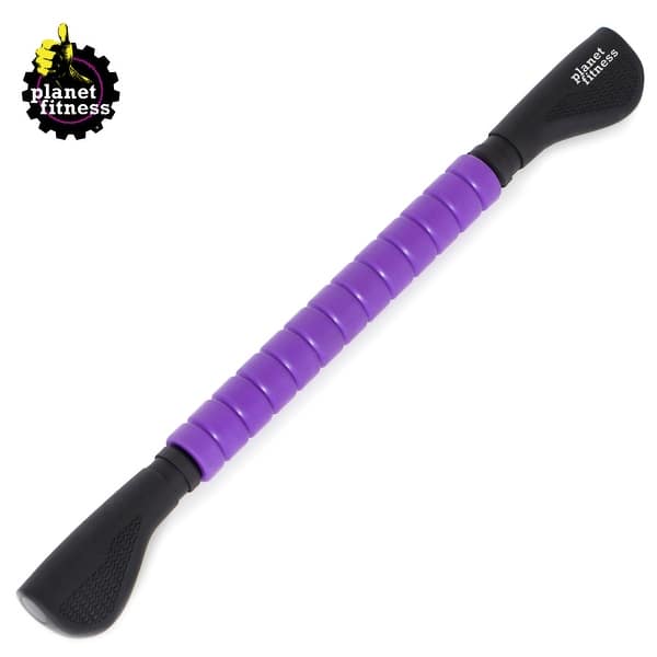 Shop Planet Fitness Body Massage Stick Roller For Neck And Back Self Myofascial Trigger Point Release Purple 19 5 On Sale Overstock 22161718