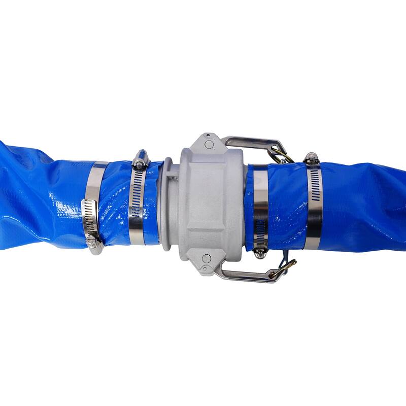 3" Heavy Duty Pool Backwash Hose, Reinforced PVC with Aluminum Camlock