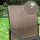 preview thumbnail 22 of 32, MAISON ARTS 7-Piece Patio Dining Set Metal Rectangle Table and 6 Textilene Chairs