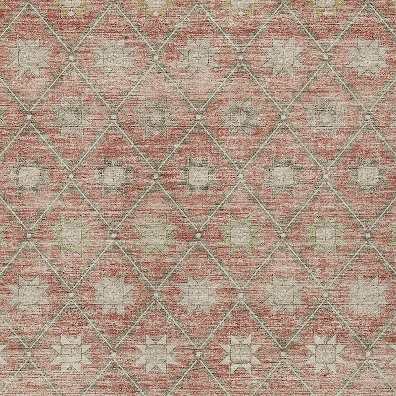 HomeRoots Floral Transitional Rectangle Outdoor Rug