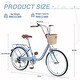 preview thumbnail 3 of 15, 7 Speed City Bike Girls Bicycle Child Bicycles Leisure Bike w/ Basket