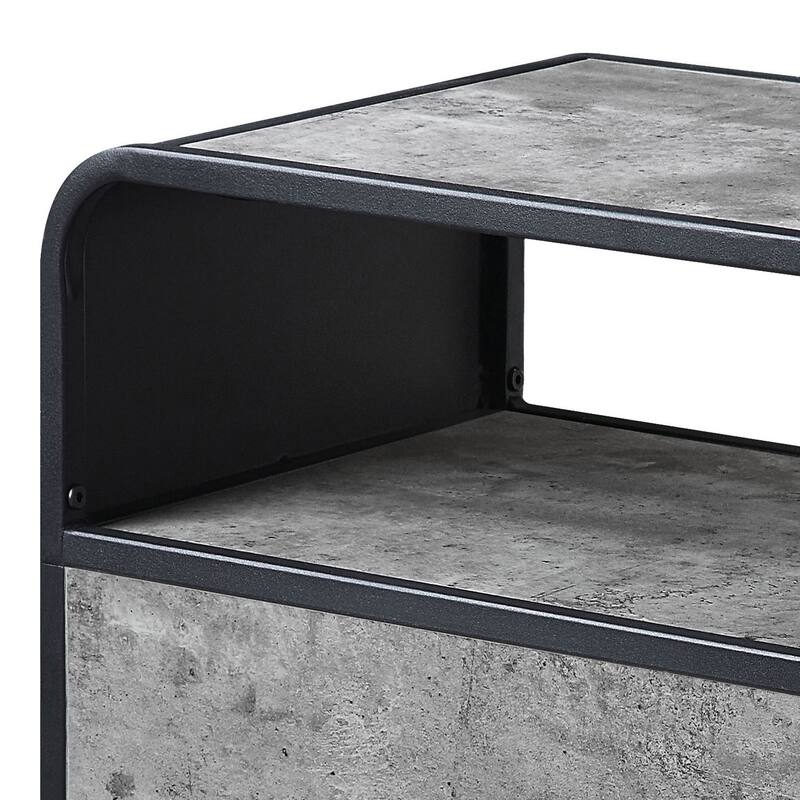 Multifunctional 2-drawer TV Stand Spacious Storage Space