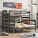 preview thumbnail 6 of 31, Detachable Design Wood Twin XL over Queen Bunk Bed with Ladder,Multifunctional Bunk Bed