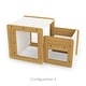 preview thumbnail 8 of 7, P'kolino Klick Duo Desk - Natural/White