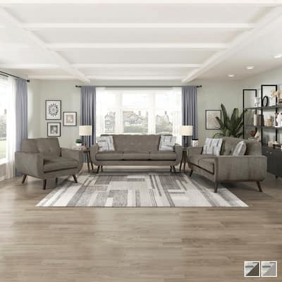 Celosia 3-Piece Microfiber Living Room Sofa Set