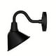 preview thumbnail 9 of 12, Hunter Cassius Outdoor WeatherMax 1-Light Wall Sconce Light - Farmhouse, Transitional, Modern Rustic