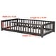 preview thumbnail 26 of 55, Floor Platform Bed with Fence without Door