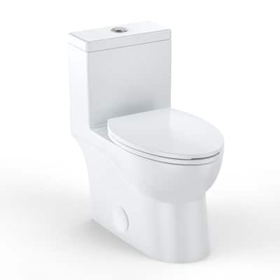 Dual Flush Elongated Toilet with Soft Close Seat - One toilet 2137