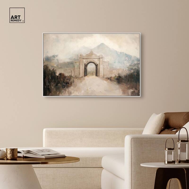 Stone Arch Canvas by Art Remedy