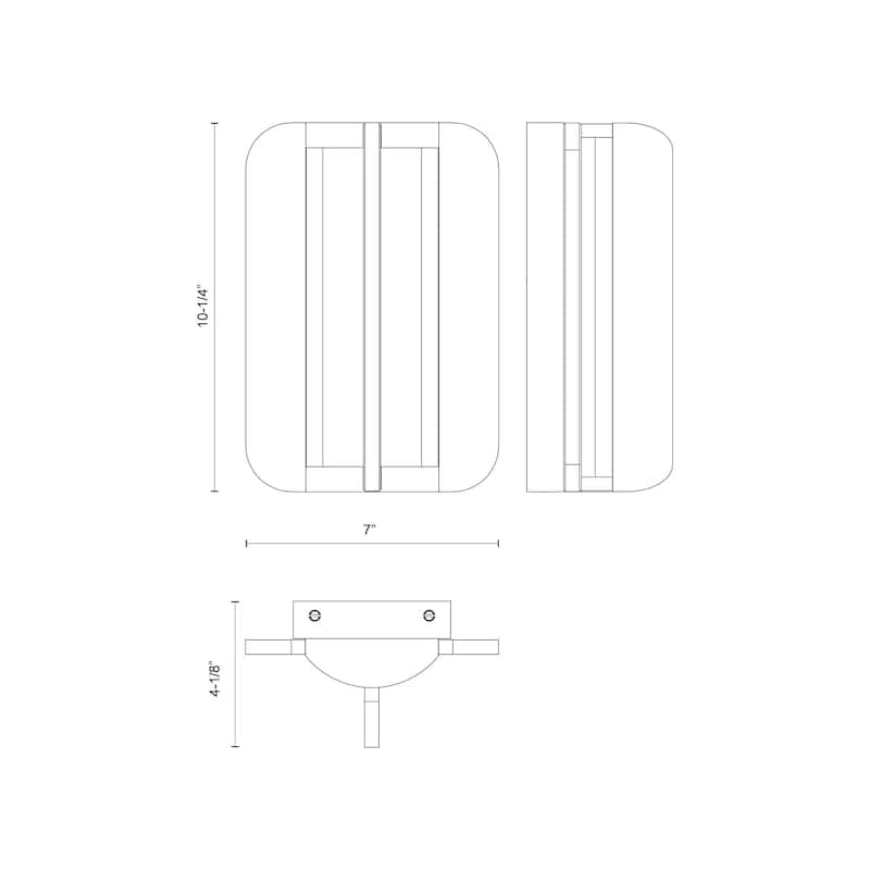 Alora Lighting WV336710 Anders 11" Tall LED Wall Sconce