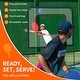 preview thumbnail 5 of 14, Portable Pickleball with Net, Racket Game, Fun Games for Family