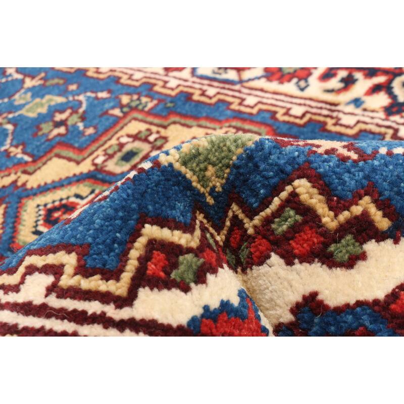 ECARPETGALLERY Hand-knotted Serapi Heritage Navy Wool Rug - 2'6 x 8'0