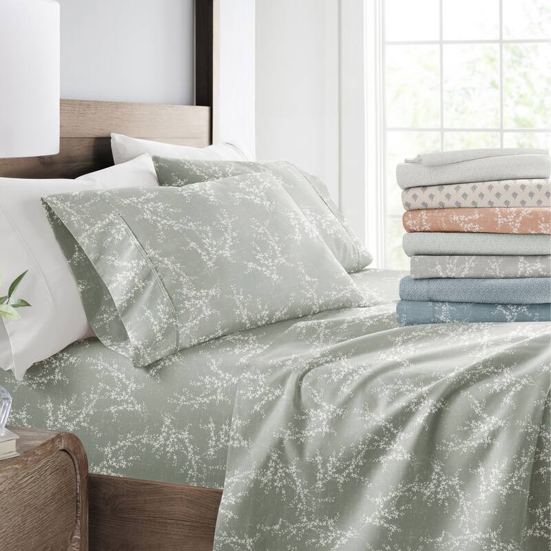 Delicate Details Patterned Ultra-Soft Bed Sheet Sets