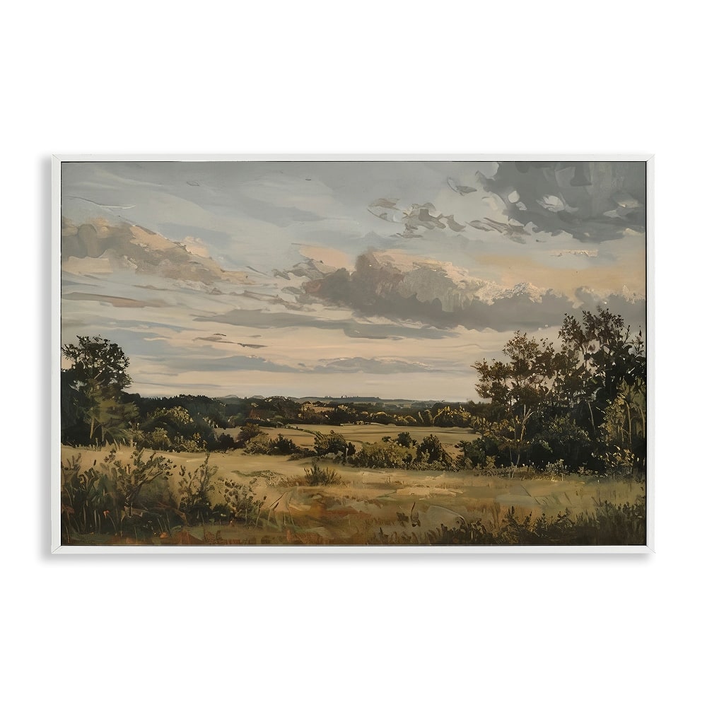 Stupell Evening Light Countryside Framed Giclee Art Design By LSR Creative Studio