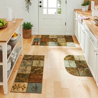 Mohawk Home Les Fleurs La Terre Kitchen Mat Accent Rug