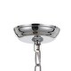 preview thumbnail 4 of 4, Othello 3 Light Clear Crystal Polished Chrome Mini Chandelier - 15'' W x 15'' H