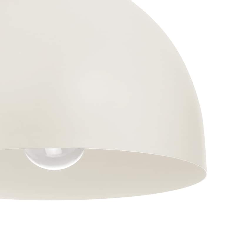 Hunter Erling 1-Light Medium Flush Mount Ceiling Light - Modern - Hallway, Bathroom, Entry, Laundry Room - Damp Rated!