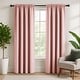 preview thumbnail 39 of 82, Deconovo 2-Pack Thermal Room Darkening Rod Pocket Curtains 38W x 54L - Coral Pink
